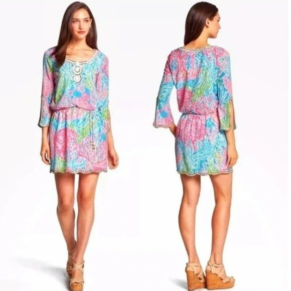 Lilly Pulitzer GRAIL Delisa Let's Cha Cha Dress - Picture 3 of 14